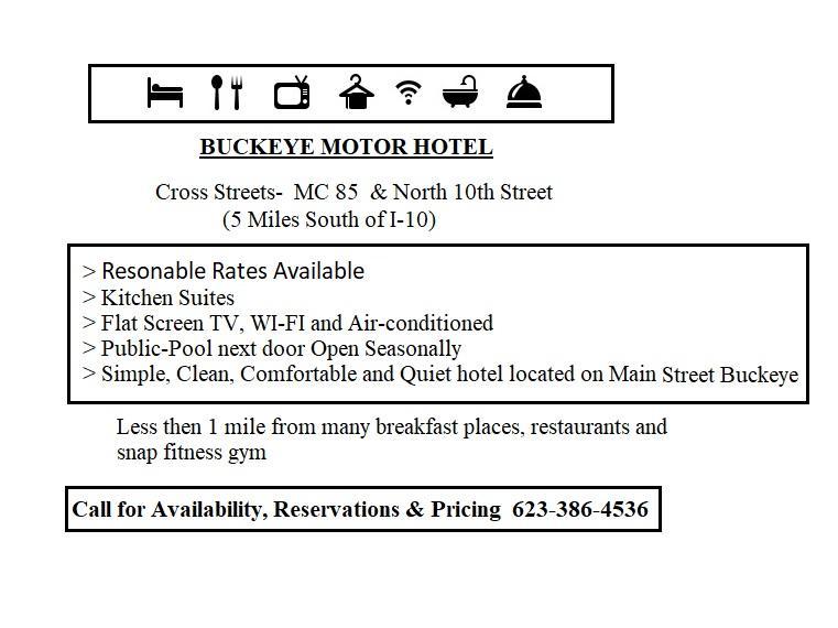 Buckeye Motor Hotel Exterior foto